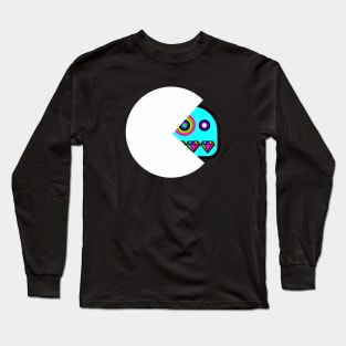 PACMAN EATS GHOST Long Sleeve T-Shirt